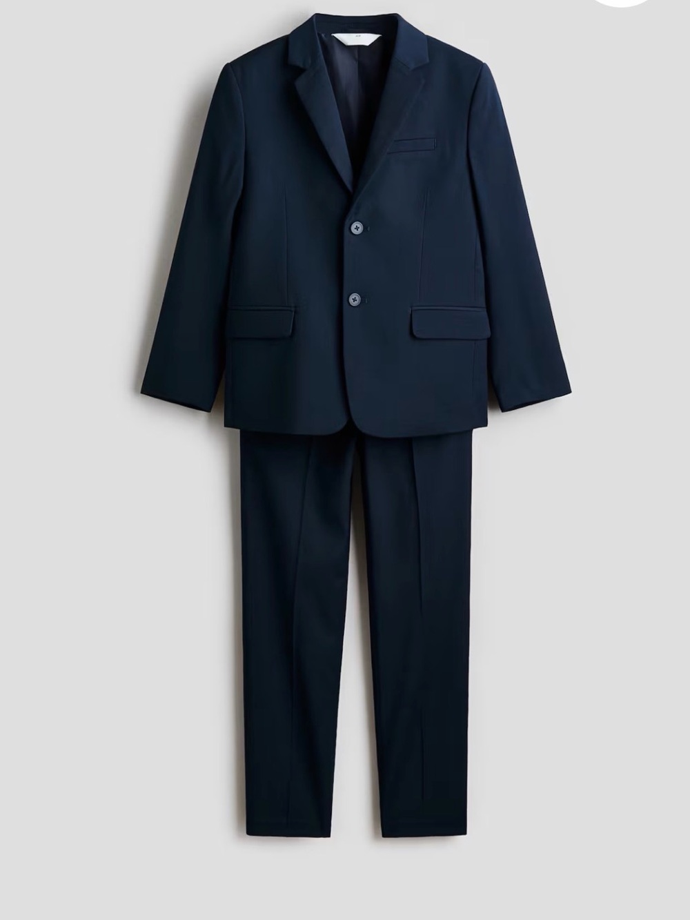 Boys Navy H&M Two-Piece Suit Blazer & Trousers